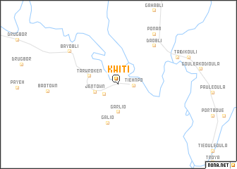 map of Kwiti