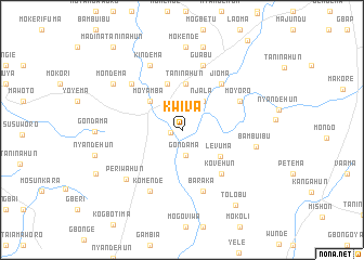 map of Kwiva