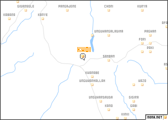 map of Kwoi