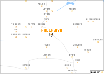 map of Kwolajiya