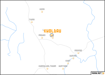 map of Kwoldau