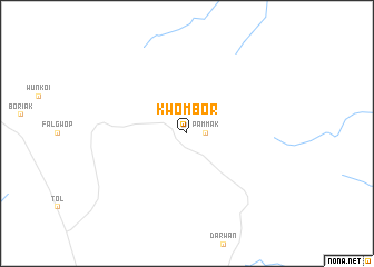 map of Kwombor