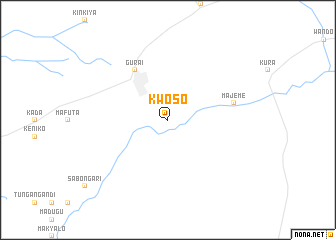 map of Kwoso