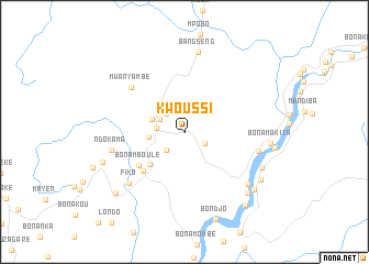 map of Kwoussi