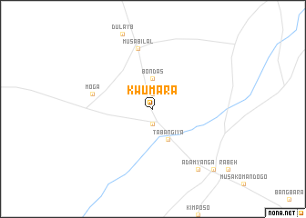 map of Kwumara