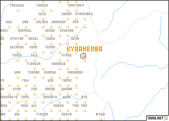 map of Kyaahemba