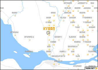 map of Kyaan