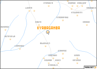 map of Kyabagamba
