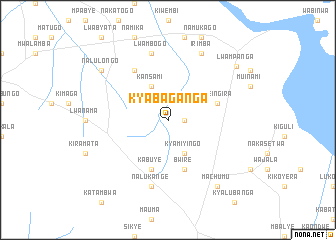 map of Kyabaganga