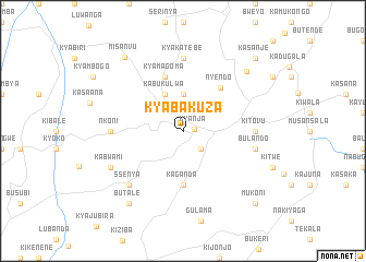 map of Kyabakuza