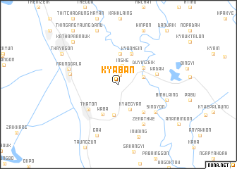 map of Kyaban