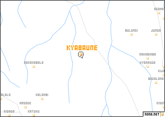 map of Kyabaune