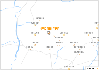 map of Kyabikere