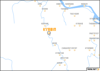 map of Kyabin