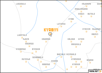 map of Kyabiyi