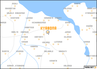 map of Kyabona