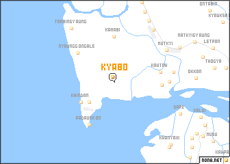 map of Kyabo