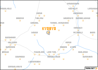 map of Kyabya