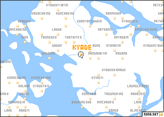 map of Kyade