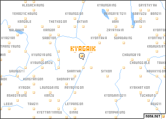 map of Kyagaik