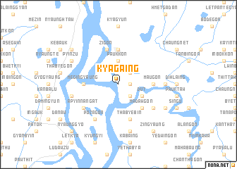 map of Kyagaing