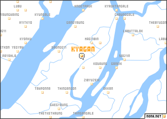 map of Kyagan