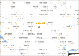 map of Kyagan