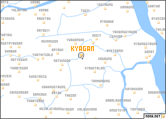 map of Kyagan