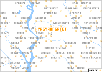 map of Kyagyaung Atet