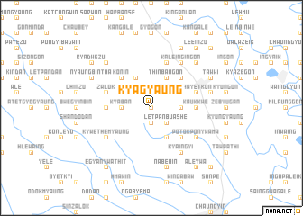 map of Kyagyaung