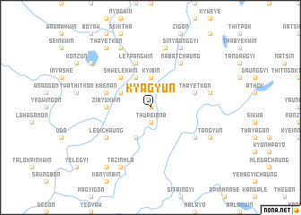 map of Kyagyun