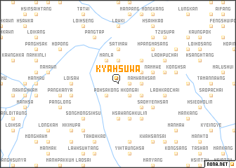 map of Kya-hsu-wa