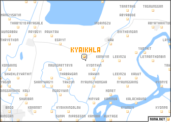map of Kyaikhla