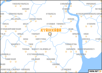map of Kyaikkabā