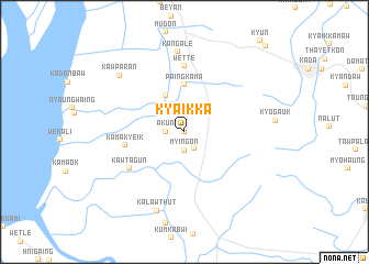 map of Kyaikka