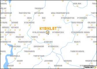 map of Kyaiklat