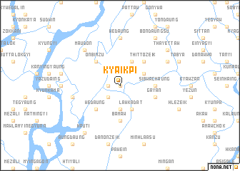 map of Kyaikpi