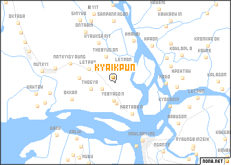 map of Kyaikpun