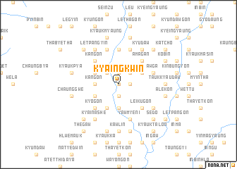 map of Kyaingkwin