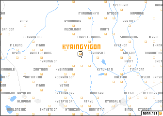 map of Kya-in-gyigon