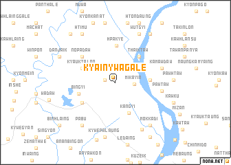 map of Kya-in Ywagale