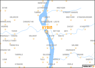 map of Kyain