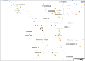 map of Kyakabunga