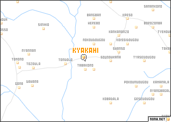 map of Kyakahi