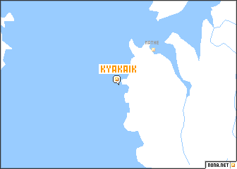 map of Kyākaik