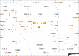 map of Kyakaja