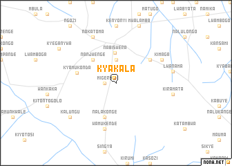 map of Kyakala