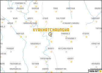 map of Kyakhatchaungwa