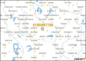map of Kyakhattaw