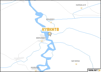 map of Kyakhta